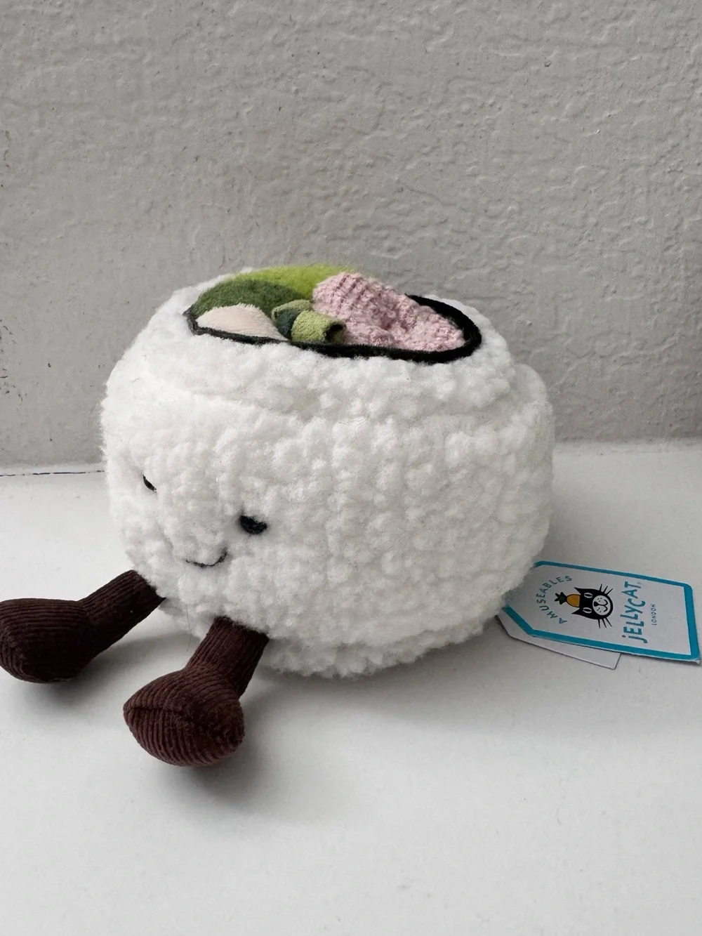 NWT Authentic silly sushi California retired roll Japanese cute food plush rare